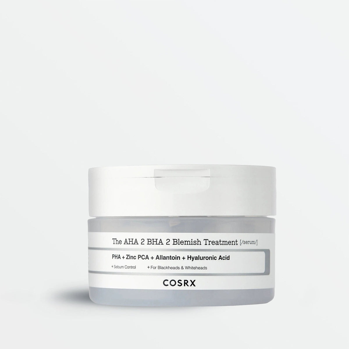 Soin exfoliant sur coton Cosrx The AHA 2 BHA 2 Blemish Treatment, 50 g