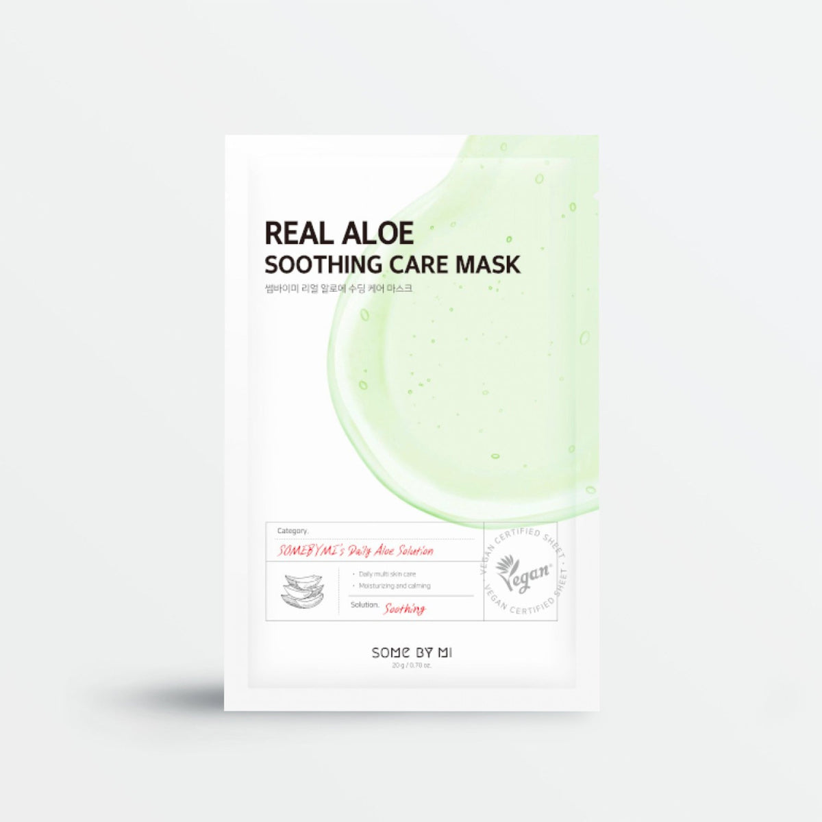 Masque en tissu Some By Mi Real Aloe Soothing Care Mask, 1 pièce