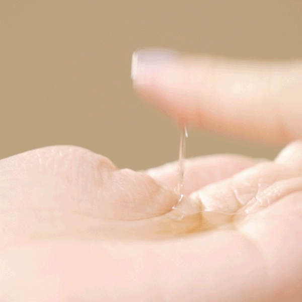 Texture translucide et légèrement filante de l&