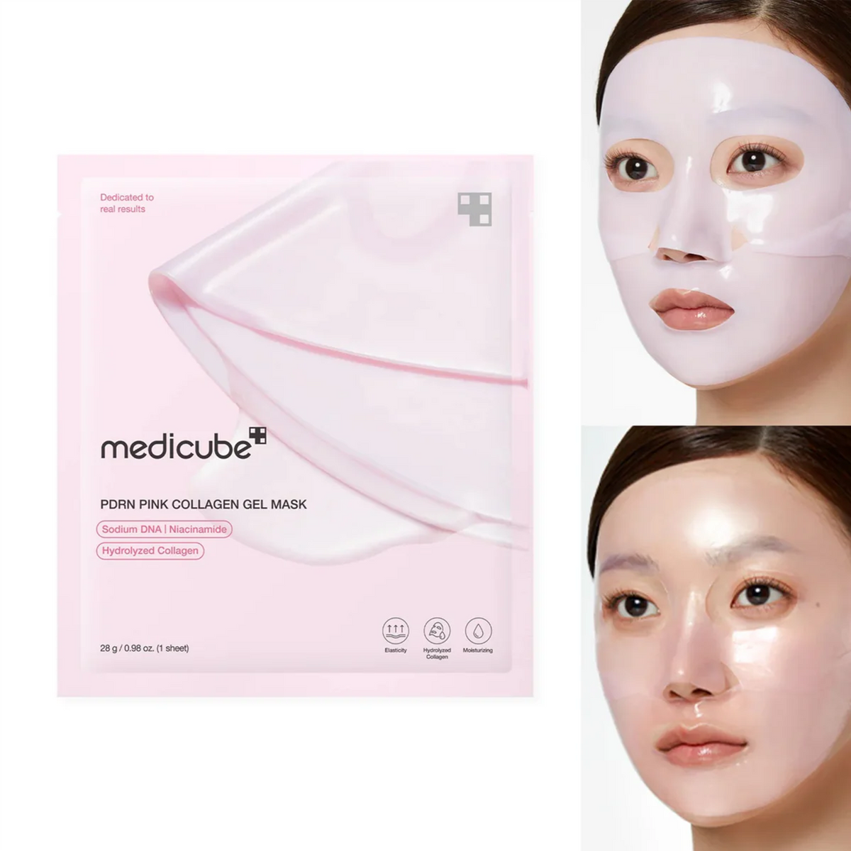 Présentation du masque sur le visage puis devenu transparent