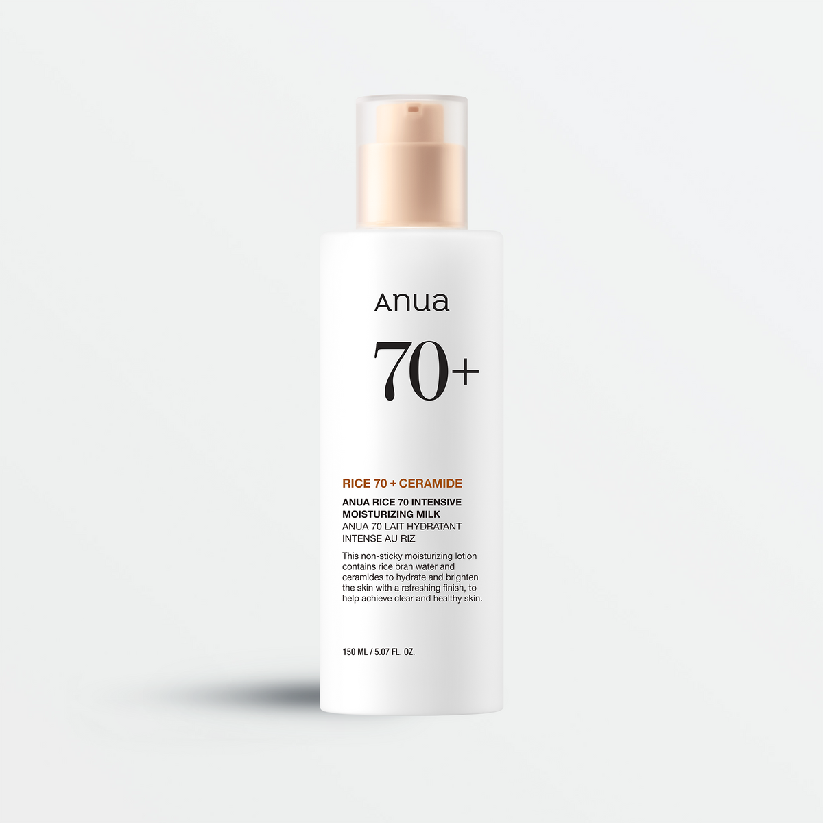 Lait hydratant Anua Rice 70 Intensive Moisturizing Milk, 150 ml