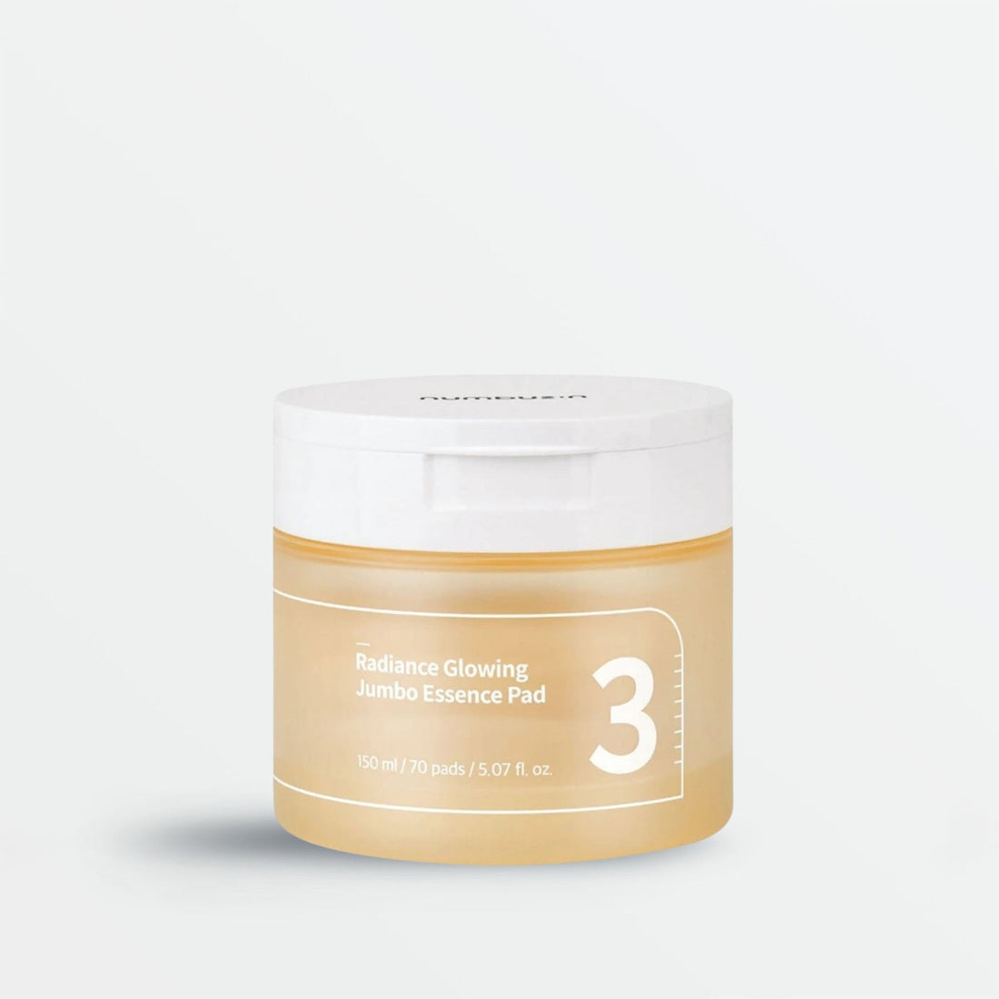 Disques toniques Numbuzin No.3 Radiance Glowing Jumbo Essence Pad, 70 pièces