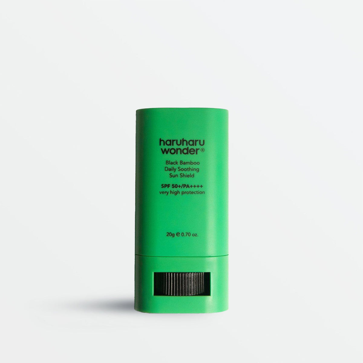 Stick solaire Haruharu Wonder Black Bamboo Daily Soothing Sun Shield SPF50+ PA++++, 20 g