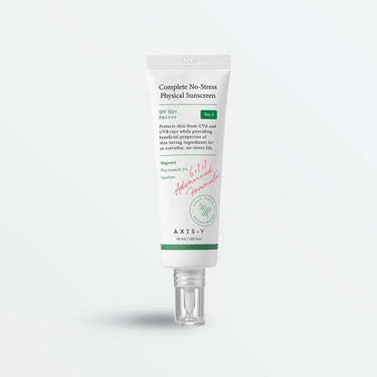 Protection solaire Axis-Y Complete No-Stress Physical Sunscreen SPF50+ PA++++, 50 ml