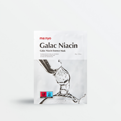 Masque en tissu Manyo Galac Niacin Essence Mask, 1 pièce