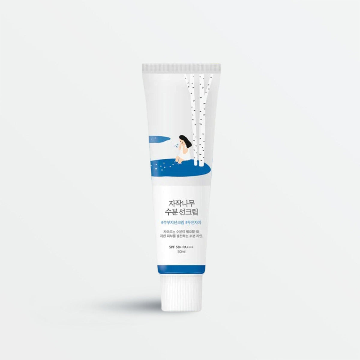 Protection solaire Round Lab Birch Juice Moisturizing Sun Cream SPF50+ PA++++, 50 ml