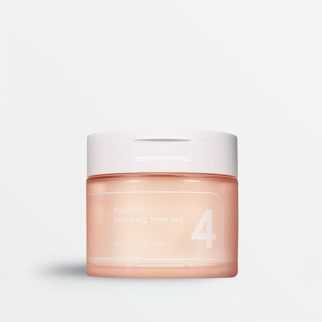 Disques toniques Numbuzin No.4 Pore Zero Peeled Egg Toner Pad, 70 pièces