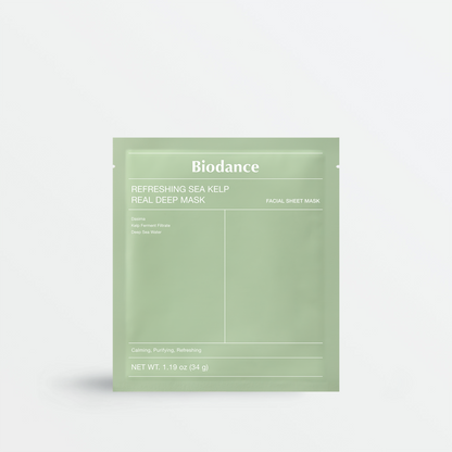 Masque hydrogel Biodance Refreshing Sea Kelp Real Deep Mask, 1 pièce