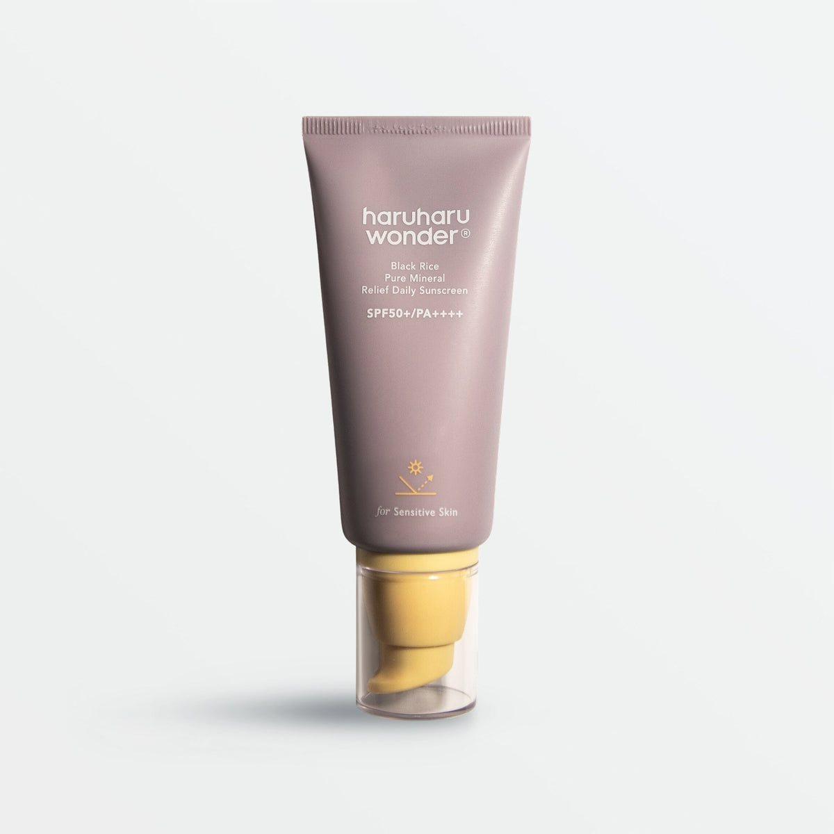 Protection solaire Haruharu Wonder Black Rice Pure Mineral Relief SPF50+ PA++++, 50 ml