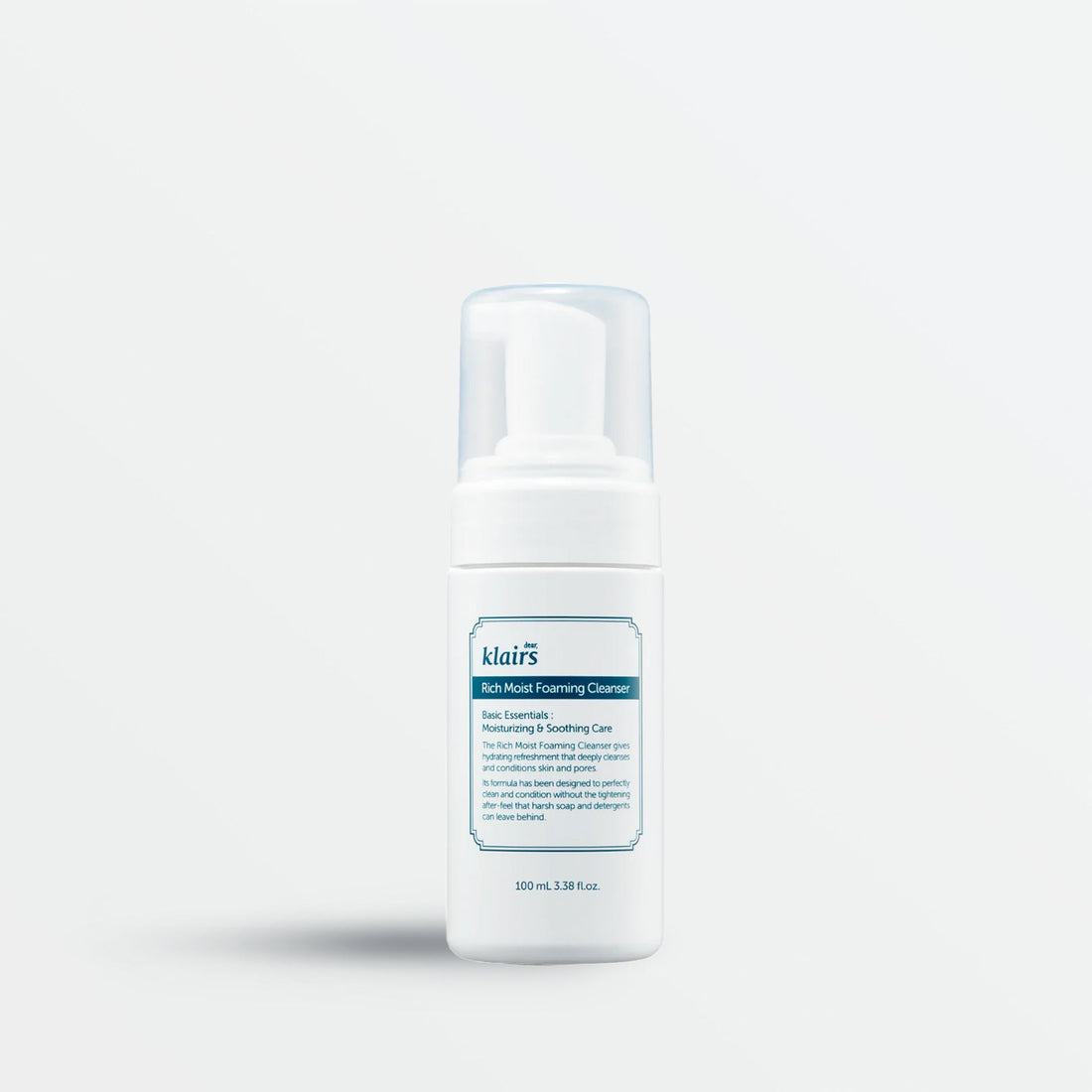 Mousse nettoyante Klairs Rich Moist Foaming Cleanser, 100 ml