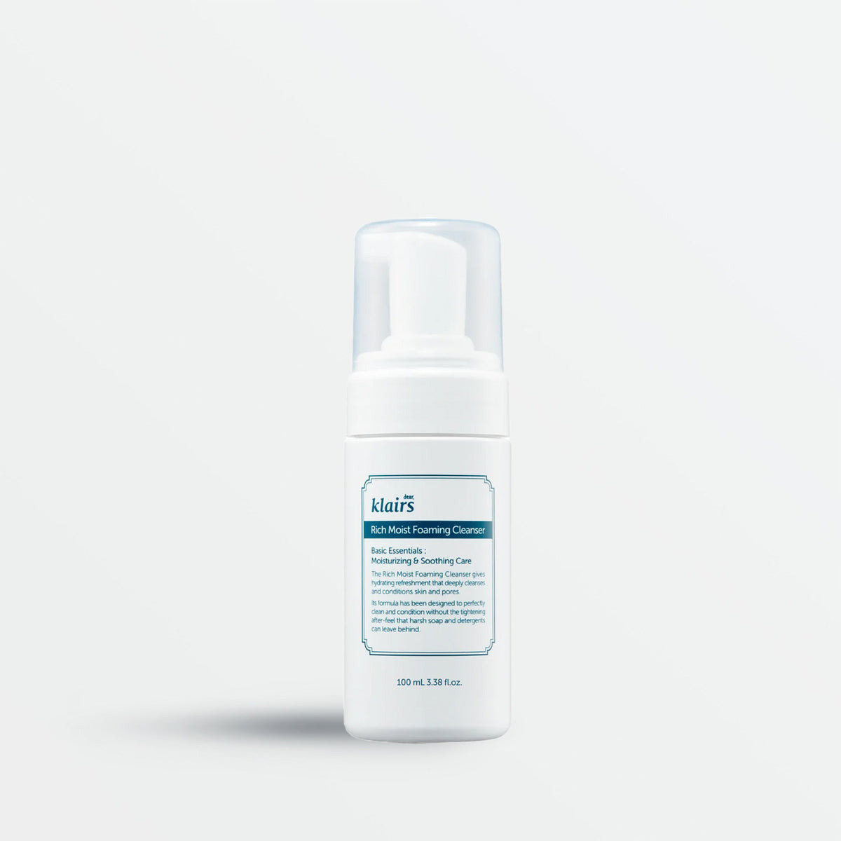 Mousse nettoyante Klairs Rich Moist Foaming Cleanser, 100 ml