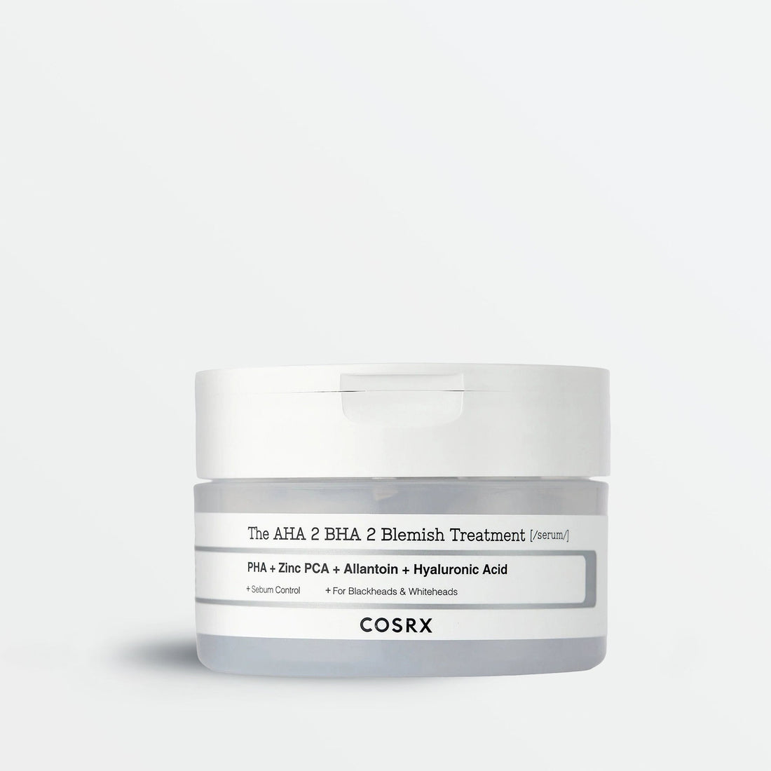 Soin exfoliant sur coton Cosrx The AHA 2 BHA 2 Blemish Treatment, 50 g