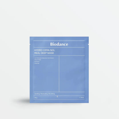 Masque hydrogel Biodance Hydro Cera-nol Real Deep Mask, 1 pièce