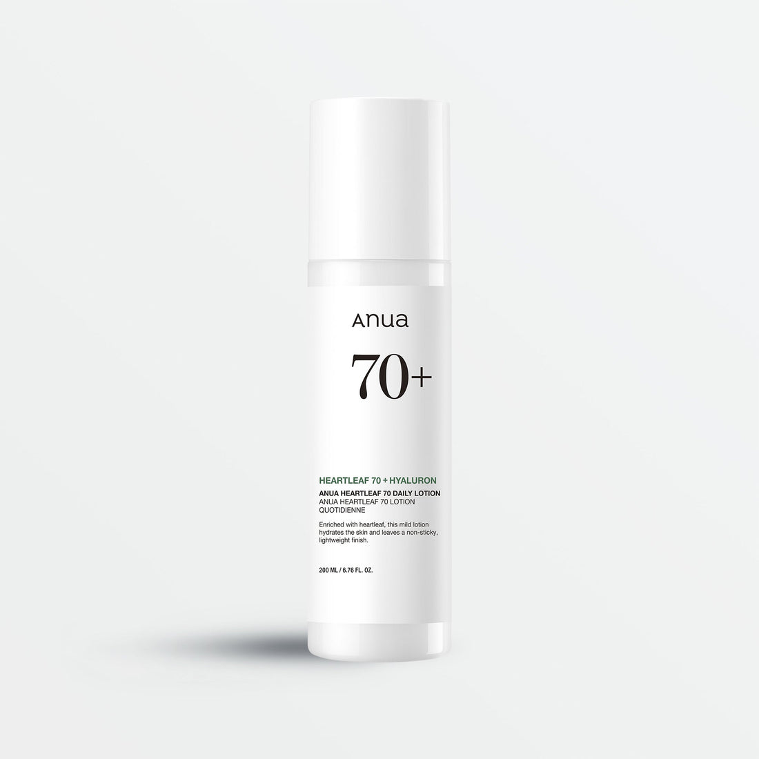 Lait hydratant Anua Heartleaf 70 % Daily Lotion, 200 ml