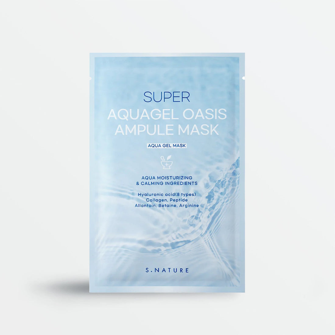 Masques S.Nature Super Aquagel Oasis Ampoule Mask, 5 pièces