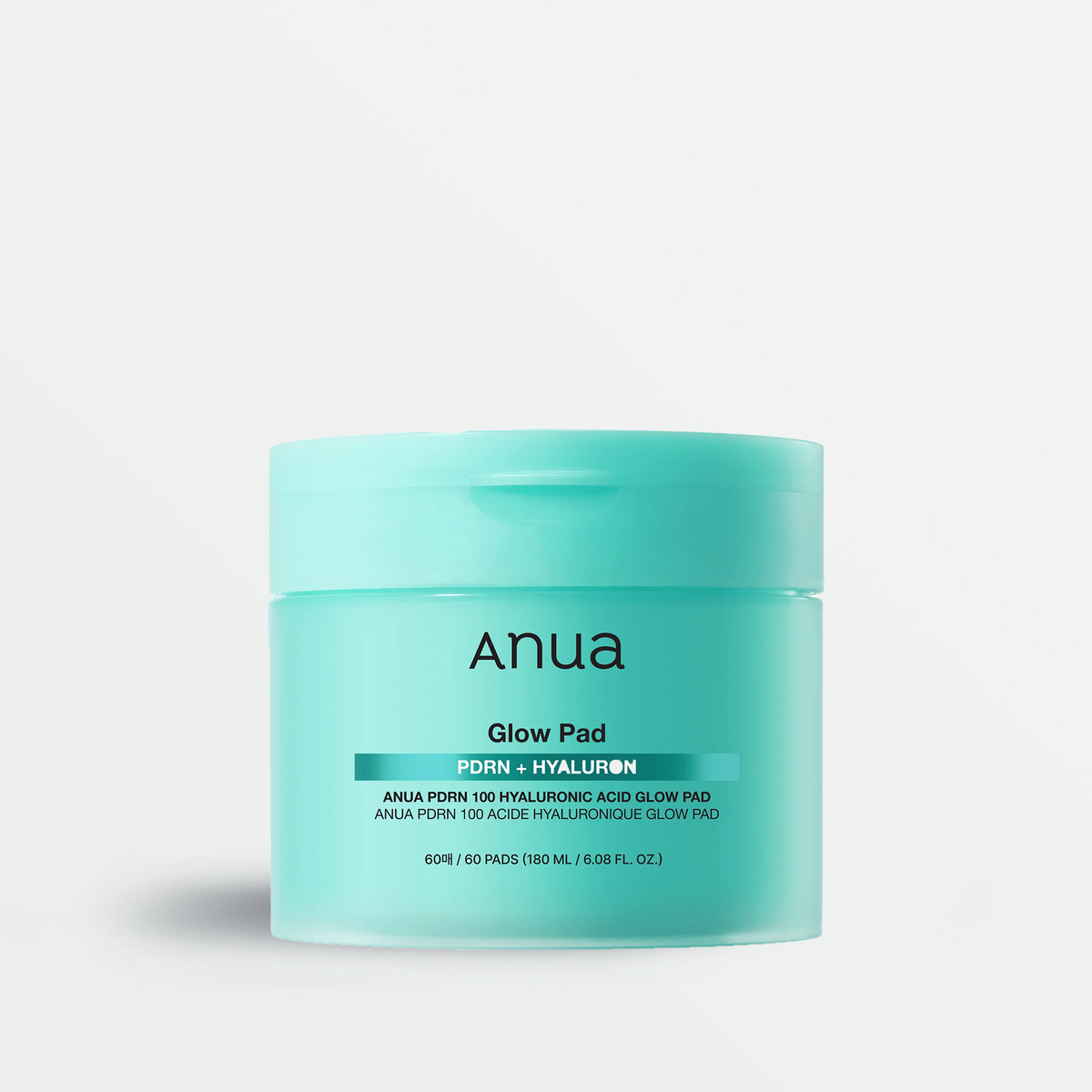 Disques toniques Anua PDRN 100 Hyaluronic Acid Glow Pad, 60 disques