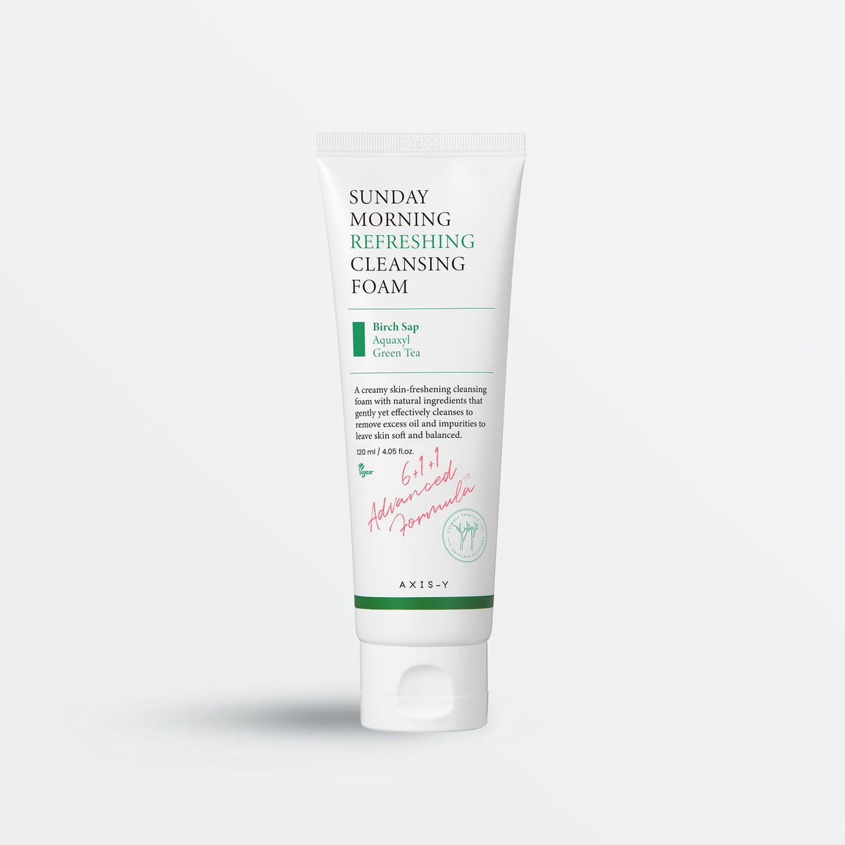 Nettoyant moussant Axis-Y Sunday Morning Refreshing Cleansing Foam, 120 ml