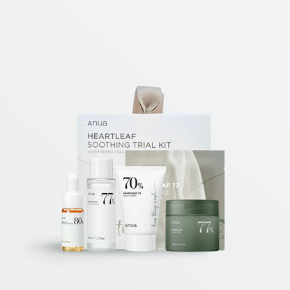 Coffret Anua Heartleaf Soothing Trial Kit, 4 soins