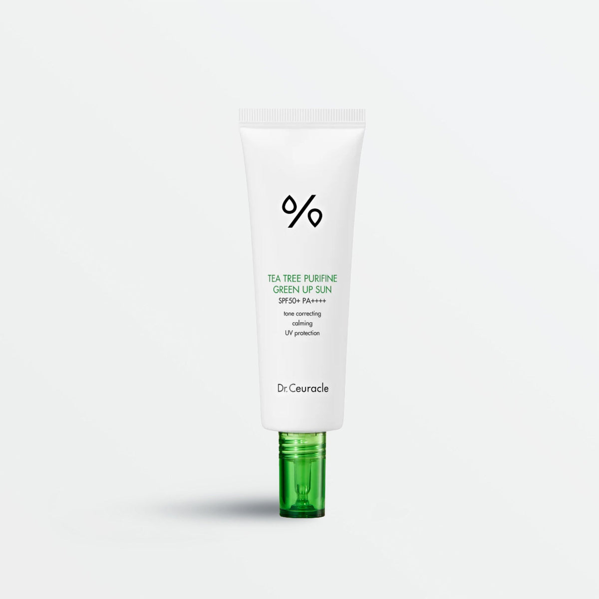 Protection solaire Dr Ceuracle Tea Tree Purifine Green Up Sun SPF50 PA++++, 50 ml