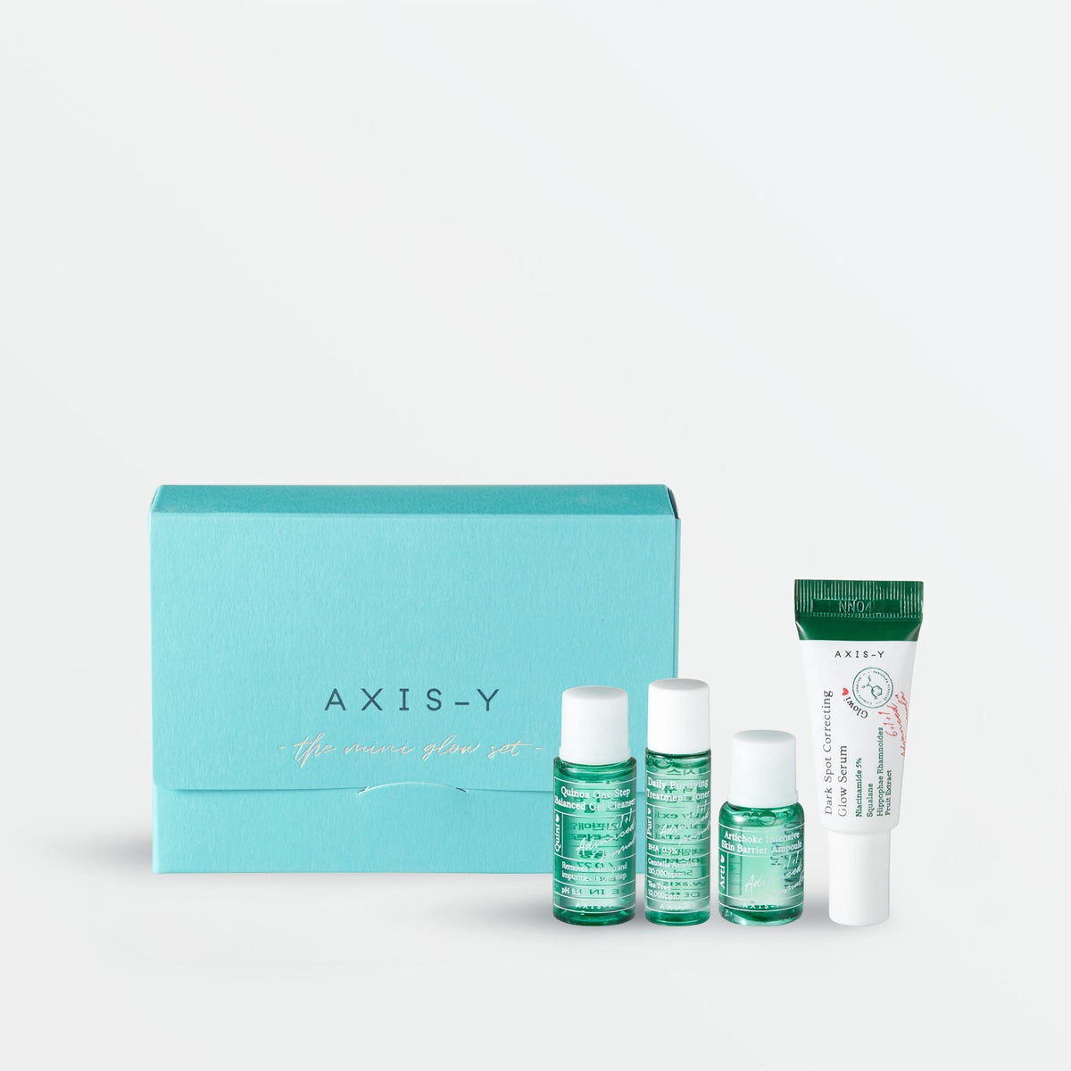 Coffret Axis-Y The Mini Glow Set, 4 soins