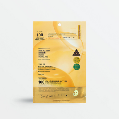 Masque hydrogel en deux étapes VT Cosmetics Vita-Light Reedle Shot 100