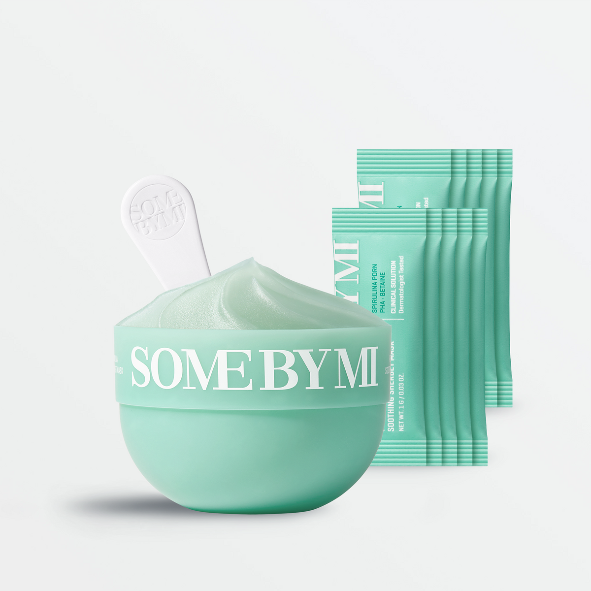 Masques poudre Some By Mi Spirulina PDRN Soothing Sherbert Mask, 10 pièces