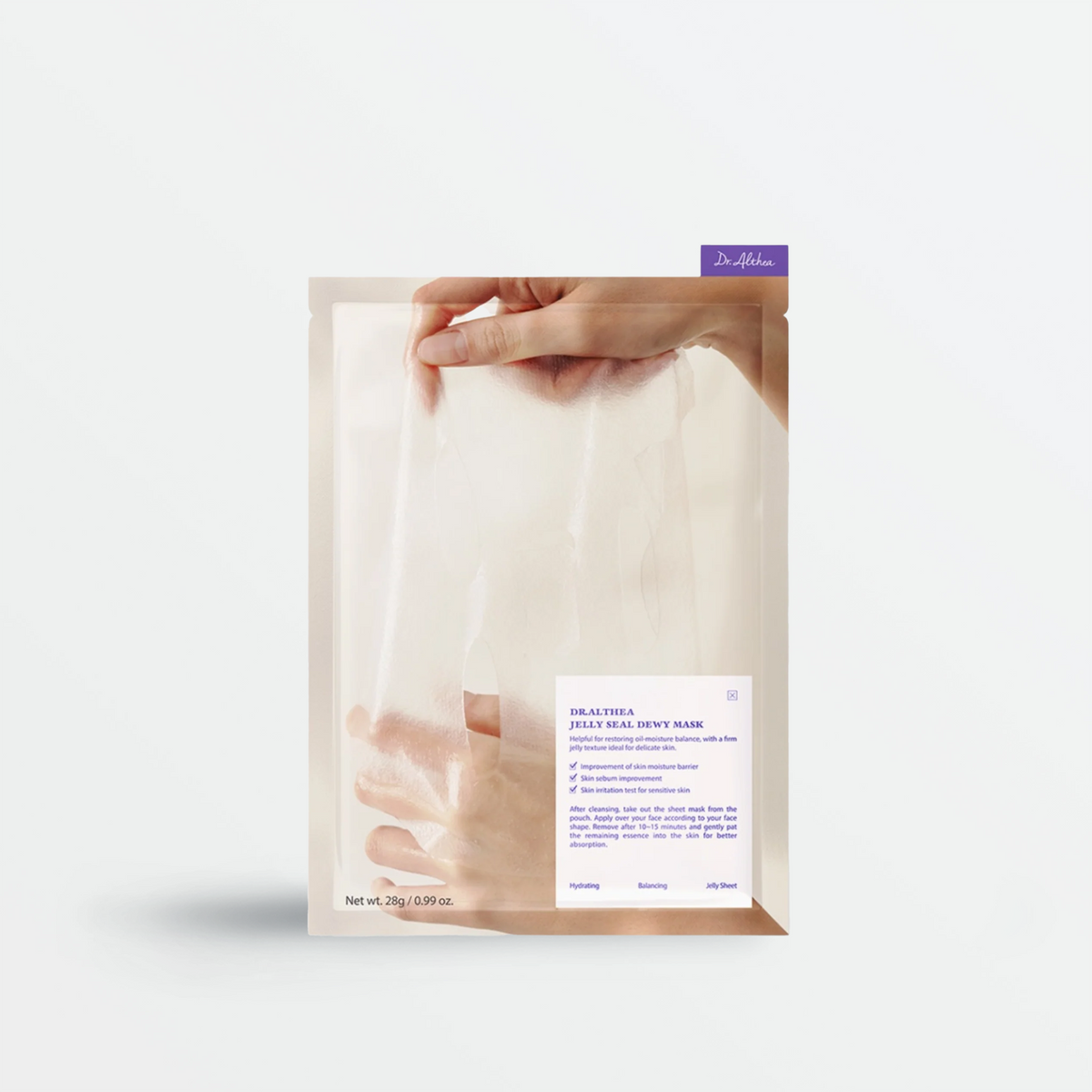 Masques Dr Althea Jelly Seal Dewy Mask, 4 pièces
