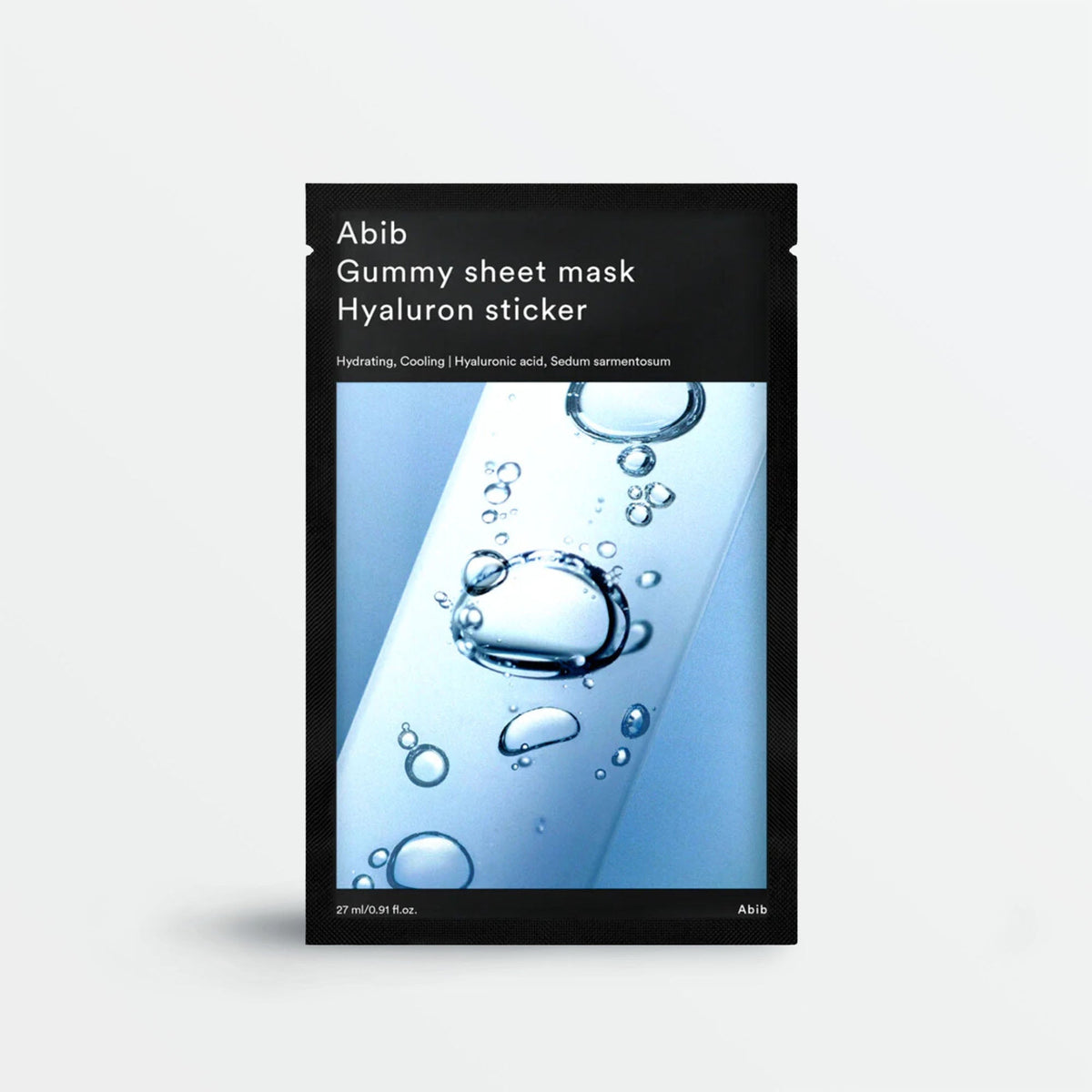 Masque en tissu Abib Gummy Sheet Mask Hyaluron Sticker, 1 pièce