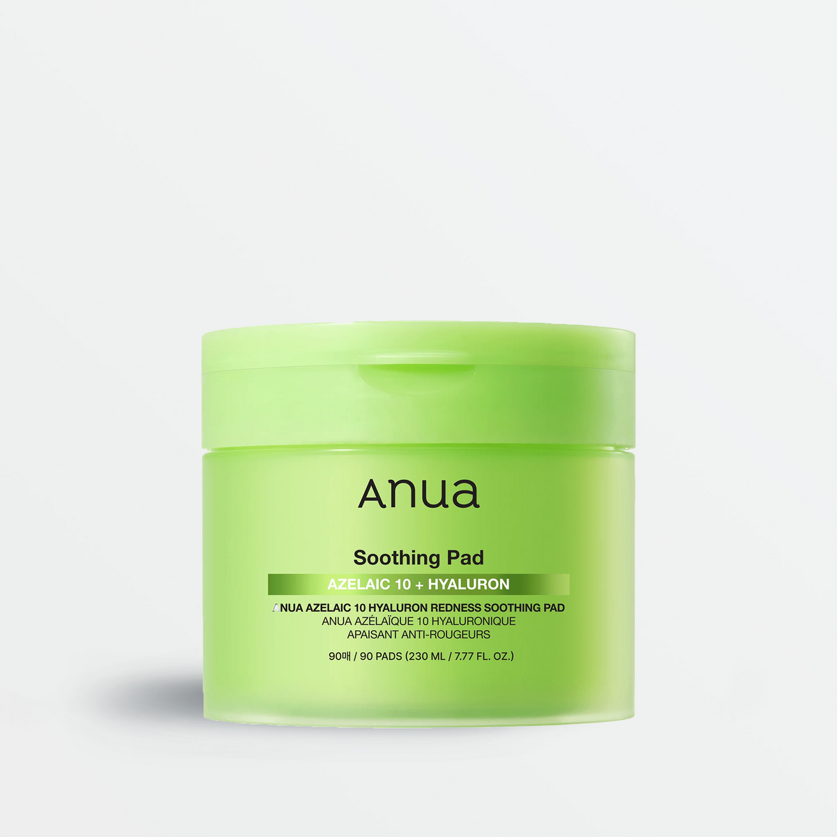 Disques toniques Anua Azelaic 10 Hyaluron Redness Soothing Pad, 90 disques