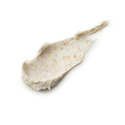 Texture de masque crème à petits grains beiges