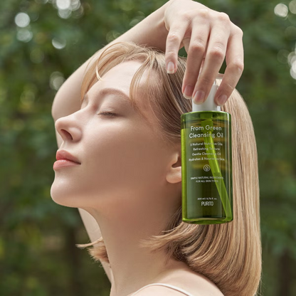 Flacon vert d&
