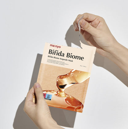 Sachet de masque Bifida Biome déchiré à la main