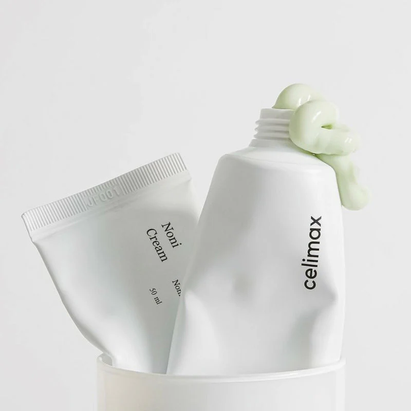 Crème vert pâle sortant d&