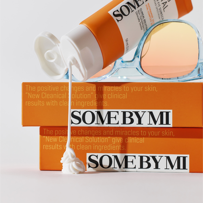 Crème solaire sortant d&