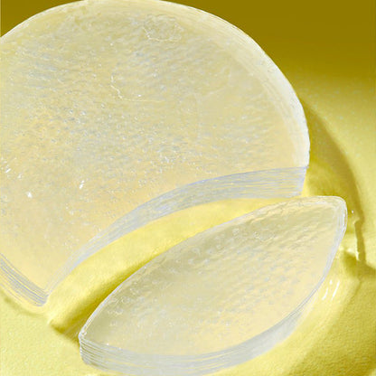 Piles de patchs hydrogel transparents de deux formes différentes