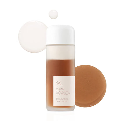 Flacon biphasé avec une couche blanche au-dessus d&
