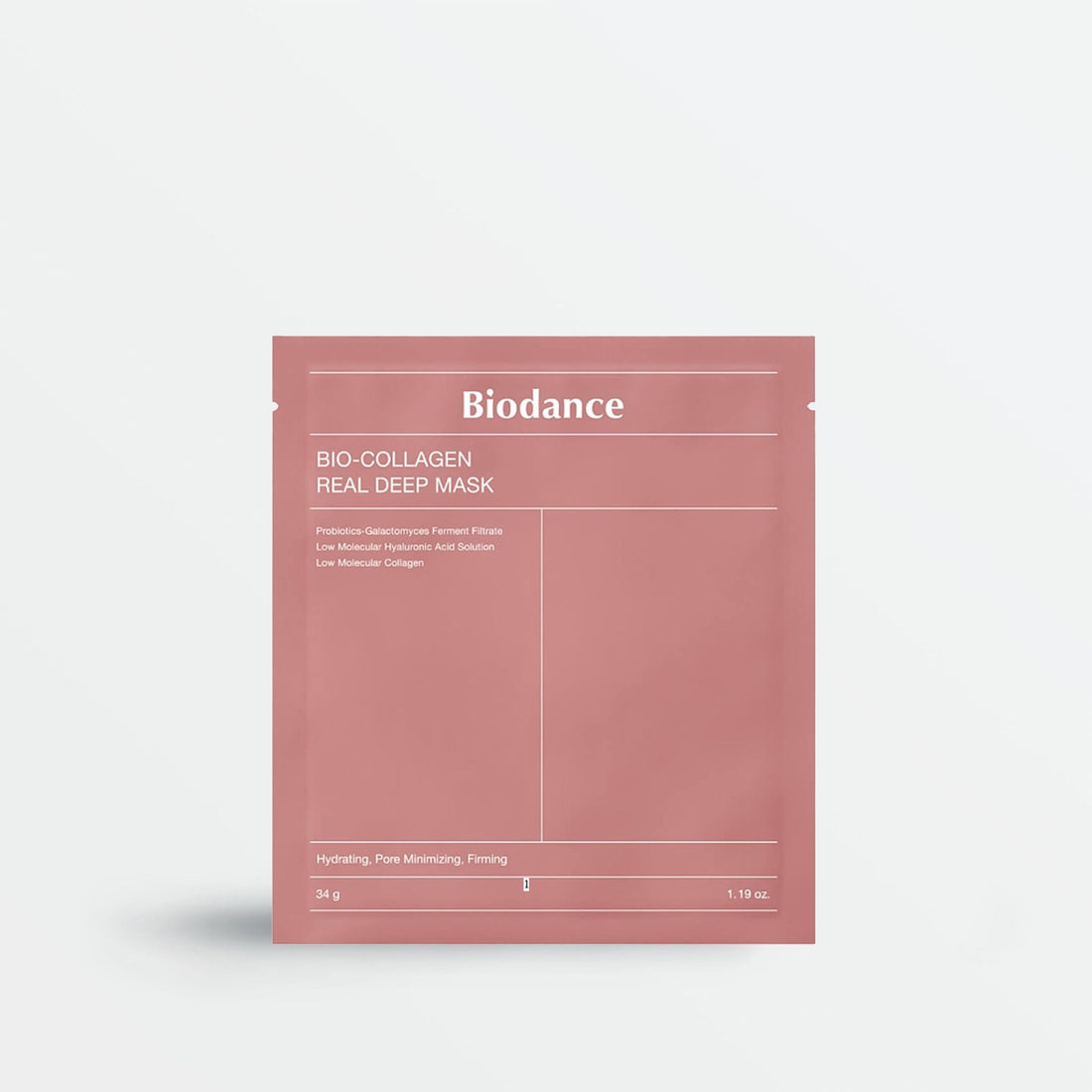 Masques hydrogel Biodance Bio-Collagen Real Deep Mask, 4 pièces